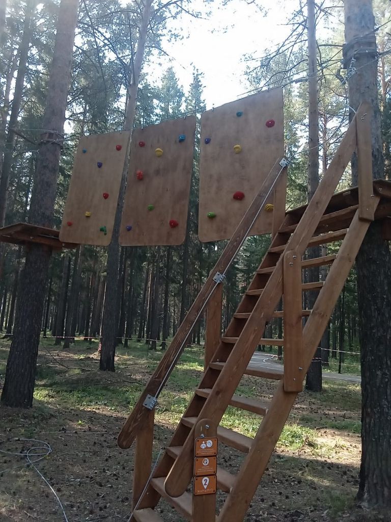 Закончили монтаж веревочного парка состоящего из 2-ух маршрутов г. Екатеринбург