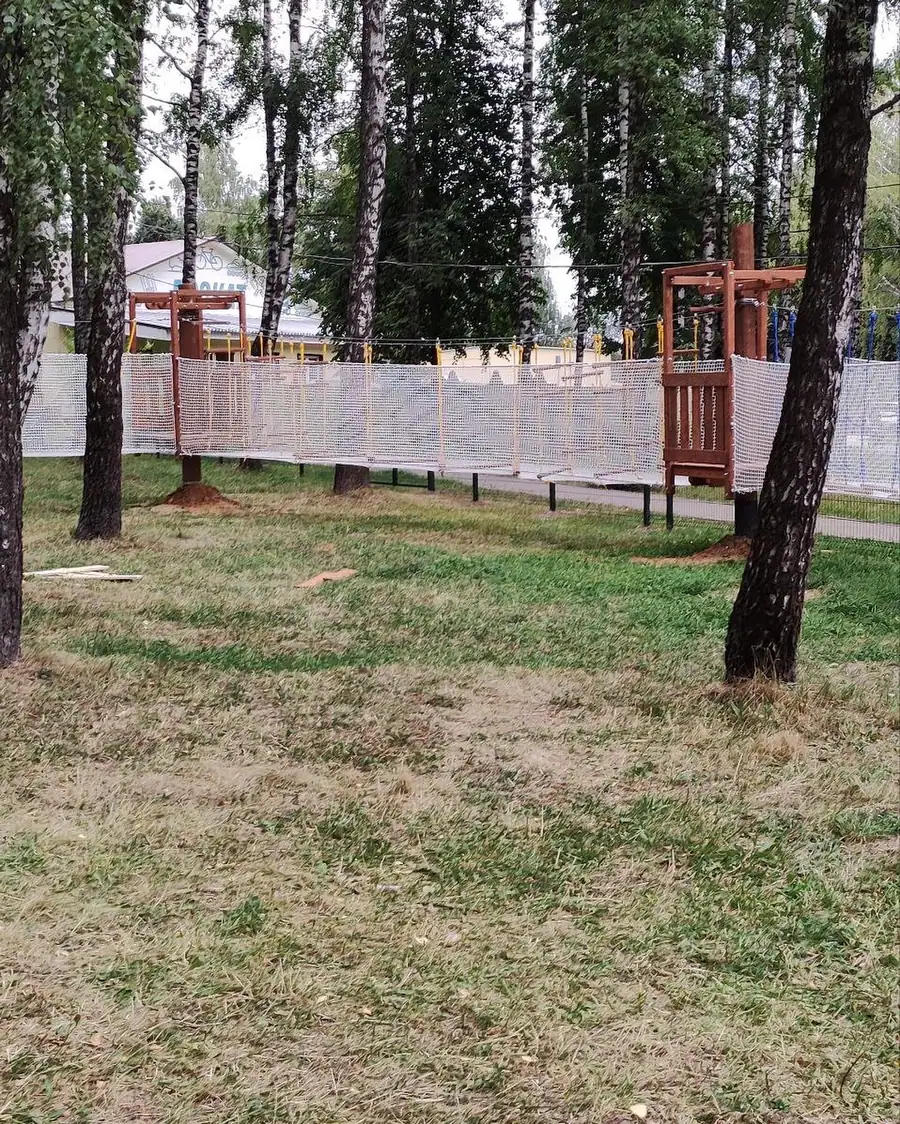 Тула детский парк 10 этапов страховка сетка — фото 6