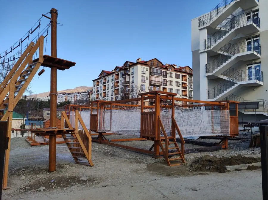 Модульный детский верёвочный парк в Геленджике