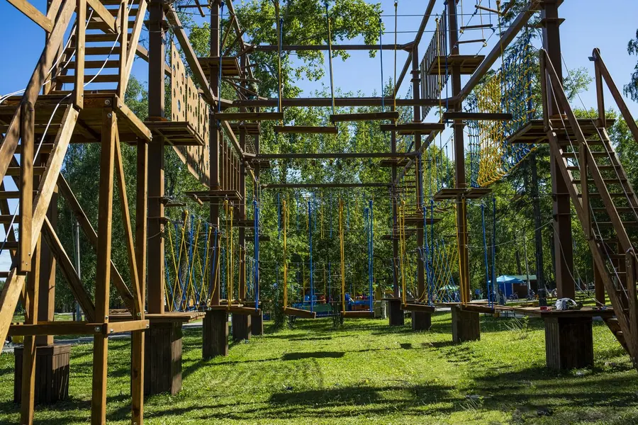 Модульный Веревочный парк г. Сыктывкар Кировский парк — фото 2