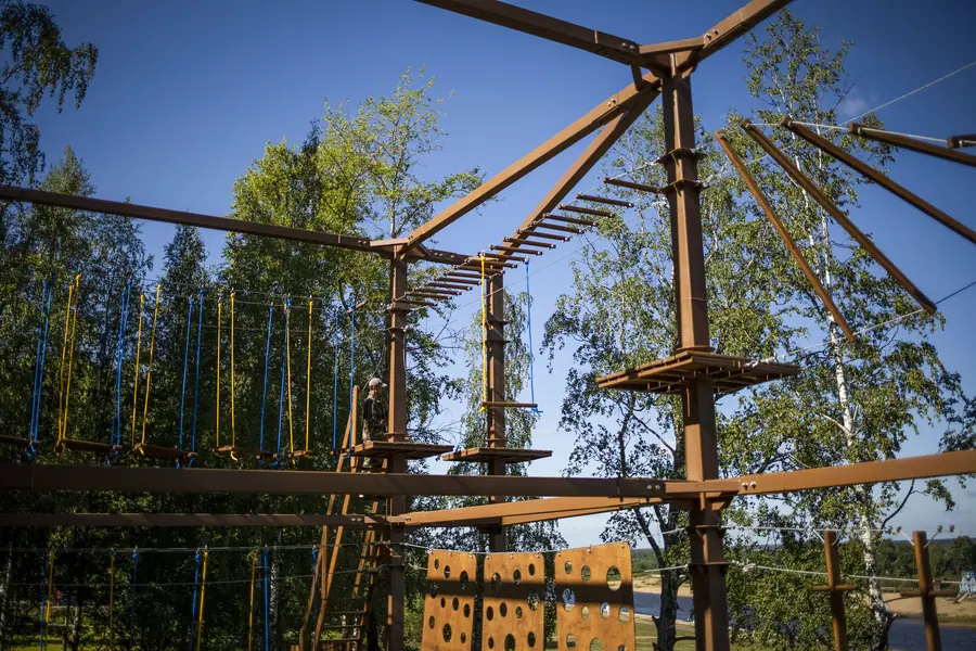 Модульный Веревочный парк г. Сыктывкар Кировский парк — фото 24