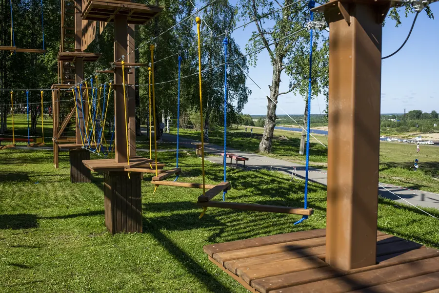 Модульный Веревочный парк г. Сыктывкар Кировский парк — фото 8