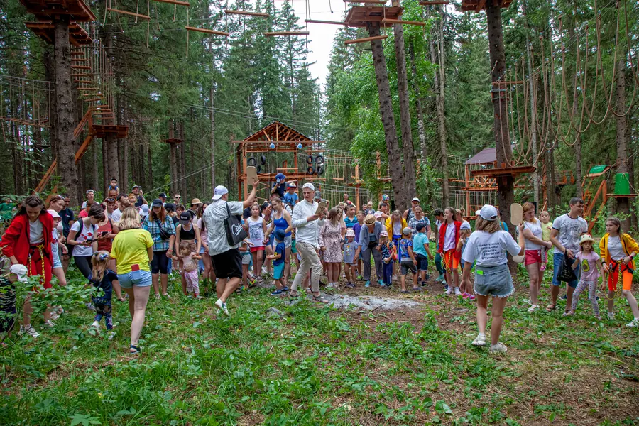 Веревочный комплекс в Эко-Парке Зюраткуль Челябинская обл. — фото 8